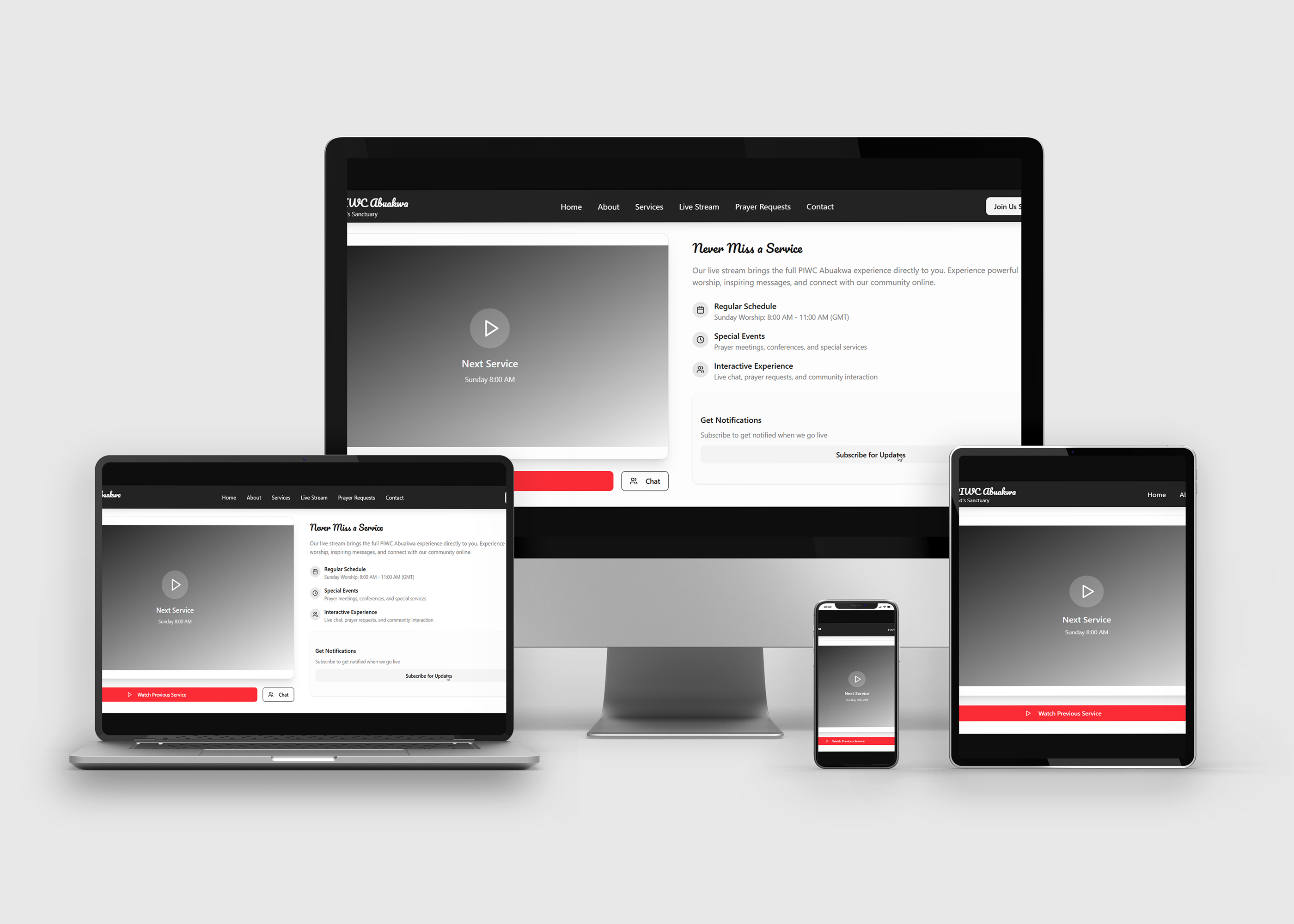 Online Media Player - Main Interface